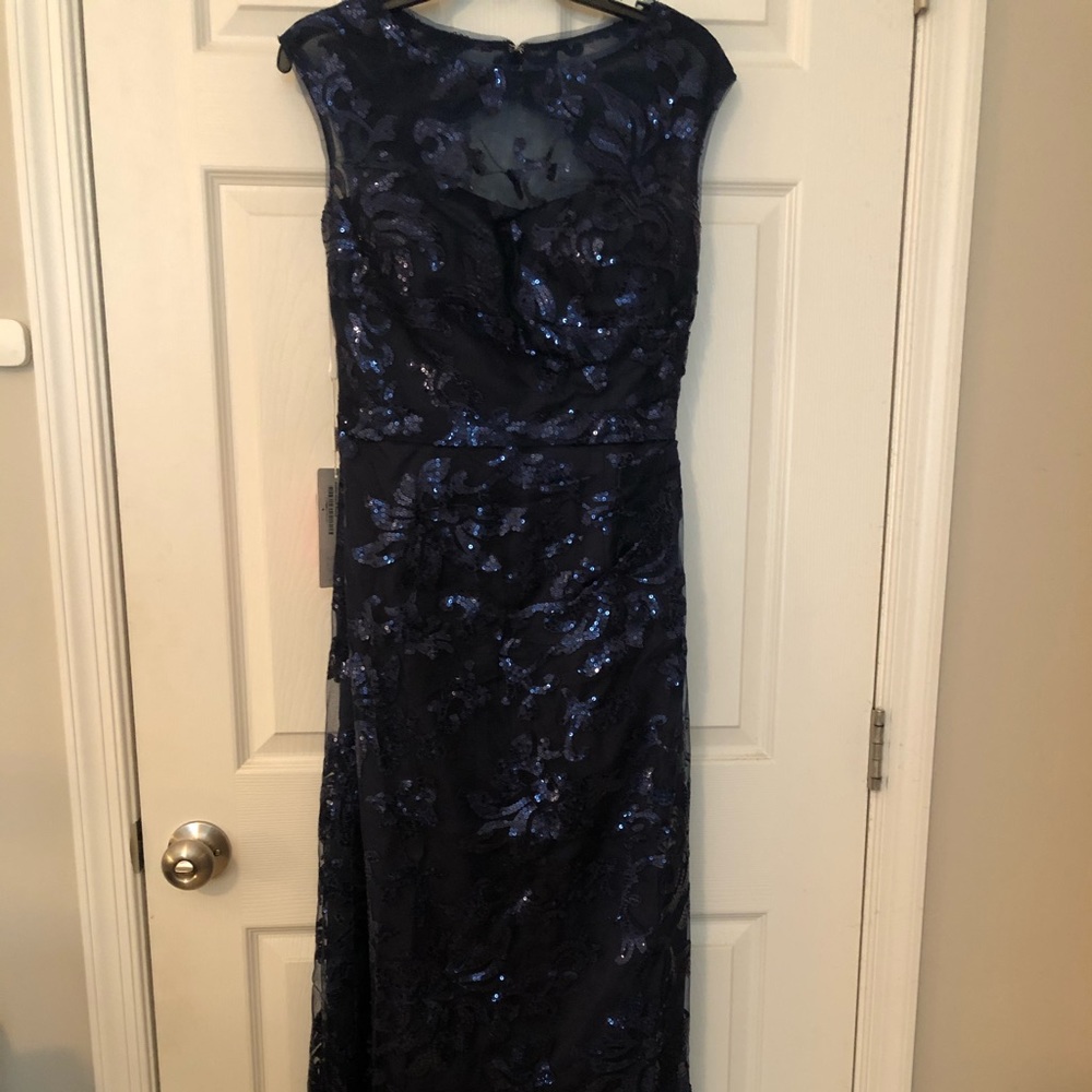 Navy blue formal dress